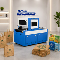 Imprimante numérique couleur haute vitesse DZ-900 pour boîtes en carton et sacs alimentaires en papier, solution d'impression numérique sans plaque