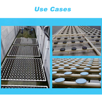 Diffuseur de disque à bulles fines à haute teneur en oxygène, membrane EPDM, diffuseur d'air, aérateur