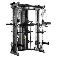 Équipement de fitness commercial léger et pour la maison, machine Smith 3D, station multifonction, rack de squat semi-professionnel tout-en-un
