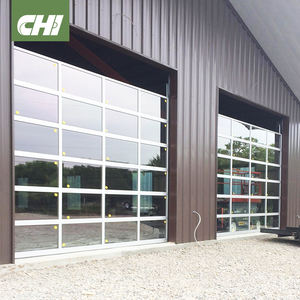 Porte de garage en aluminium et verre CHI Full View avec option d'isolation acoustique <span class=keywords><strong>pour</strong></span> projets urbains - Product Image 1