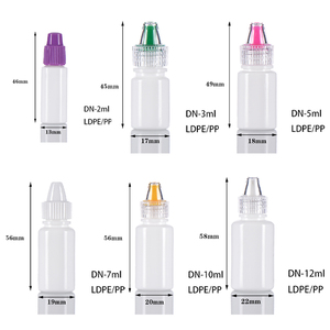 Werks vorrat 2ml 3ml 5ml 7ml 10ml 12ml Mini-Plastik-Quetsch flasche mit Düsens pitze - Product Image 3