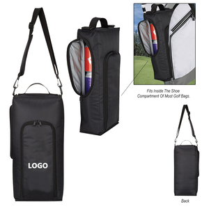 Sac isotherme durable personnalisé pour le golf, sac isotherme souple pour 6 canettes ou deux bouteilles de vin - Product Image 4