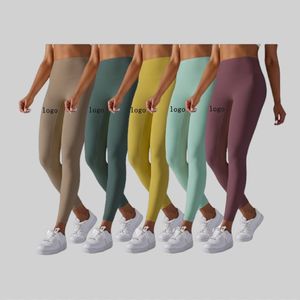 Mallas de Yoga de varios colores con logotipo personalizado, pantalones ajustados de Yoga de cintura alta, ropa deportiva para gimnasio - Product Image 2