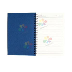 Cuaderno de Tapa Dura con Doble Espiral, Cuadrado, con Líneas, Personalizable en Tamaño y Estilo, Venta al por Mayor de Fábrica para Suministros Escolares y de Oficina - Product Image 4
