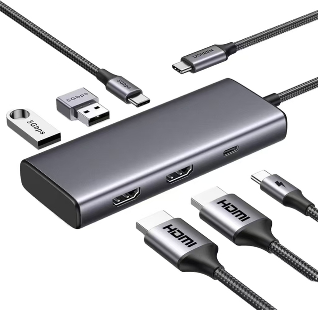 Factory Hot Sell Usb c Hub macbook Adapter Switch Dual Monitor Switch lenovo Docking Station for All Laptops