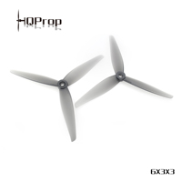 Hélice FPV HQProp 6X3X3 à 3 pales, forte poussée, légère, pour drone de course longue portée Cinelifter, 4 pièces/paquet, pièces RC
