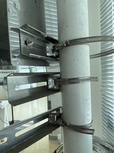 Cerceau de <span class=keywords><strong>tuyau</strong></span> de gorge différentes tailles collier de serrage en <span class=keywords><strong>PVC</strong></span> pinces de cerceau en acier rapide et inoxydable ou accessoires de caméra de <span class=keywords><strong>tuyau</strong></span> en acier inoxydable - Product Image 2