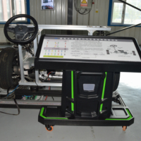 Banco de entrenamiento de dirección asistida eléctrica (EPS) metálico con estructura de acero reforzado DC 12V