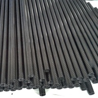 Koolstofvezel schacht 3K koolstofvezel buis telescopische stok pijp 3K koolstofvezel vierkante buis connector skistok ruitenreinigingsstok