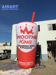 Ballon gonflable de tasse de <span class=keywords><strong>café</strong></span> imprimé par logo, marionnette gonflable de tasse de boîte de boisson pour le décor publicitaire - Product Image 5