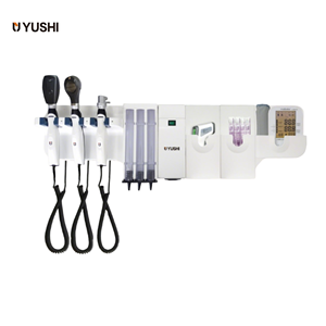 YS-ZCA6 <strong>Wall-Mounted</strong> ENT Diagnostic Station Ophthalmoscope Otoscope Throat <strong>Scope</strong> NIBP Temperature Diagnosis for Clinic - Product Image 1