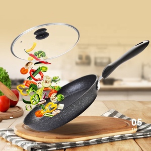 Wholesale Healthy Cookware 10/11/12-inch Saute <b>Pan</b> <b>Nonstick</b> Frying with Lid for Gas Stove and Induction Cooker - Product Image 5