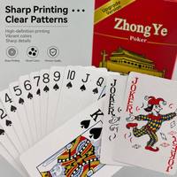 Игровые карты ZhongYe Premium с возможностью индивидуальной настройки |   Колода карт для покера OEM/ODM, 54 карты, семейная игра, прочная экологичная бумажная коробка, карты Таро