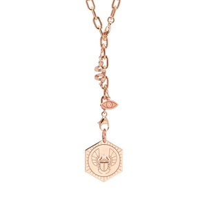 Milskye New <strong>Best</strong> Selling Jewelry 18K Gold Plated Adjustable <strong>Medallion</strong> Pendant <strong>Necklace</strong> - Product Image 6