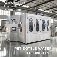 Machine de remplissage d'eau pure approuvée à Dubaï | Ligne d'embouteillage automatique avec fonctions de bouchage/étiquetage pour bouteilles de 500ml à 2 litres