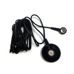 Golden Supplier Dust Free Black Color ESD Antistatic Grounding Cord for Electronic Use