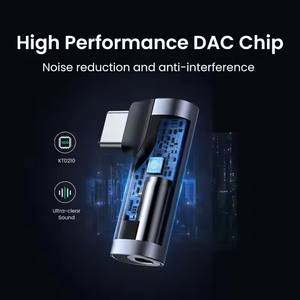 อะแดปเตอ<span class=keywords><strong>ร์</strong></span>เสียง USB C เป็น 3.5 มม. UGREEN แบบมุมฉาก สำหรับ<span class=keywords><strong>หู</strong></span>ฟัง ไมโครโฟน ช่องเสียบ Aux  อะแดปเตอ<span class=keywords><strong>ร์</strong></span> USB C 90 องศา สำหรับ Samsung iPad - Product Image 5