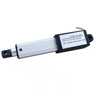 Bringsmart 50mm srfd17 12V <span class=keywords><strong>24</strong></span> <span class=keywords><strong>Volt</strong></span> <span class=keywords><strong>DC</strong></span> IP54 robot điện Kính thiên văn thanh được xây dựng trong giới hạn chuyển đổi Inline Micro tuyến tính thiết bị truyền động - Product Image 1