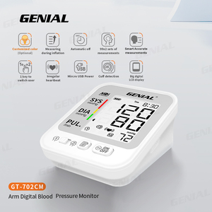 Genial automático doméstico digital pressão arterial <span class=keywords><strong>monitor</strong></span> médico braço pressão arterial <span class=keywords><strong>monitor</strong></span> - Product Image 5
