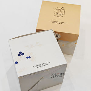 Custom Logo Luxury Skin Care Cardboard Paper <b>Boxes</b> with Matt Lamination and Embossing Folding Scent Candle Jar for Cosmetics - Product Image 2