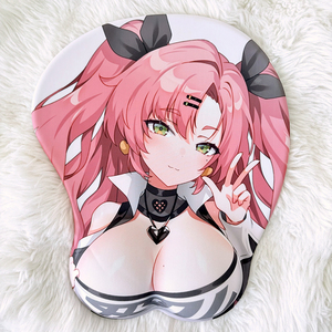 แผ่นรองเมาส์อนิเมะ 3 มิติ แบบรองรับข้อมือ ผ้า 2 ทาง สัมผัสนุ่ม สำหรับเล่นเกมส์ ทำงาน ออกแบบเองได้ เป็นของขวัญ - Product Image 3