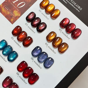 Cat Eye Gel <b>Nail</b> Polish Supplies AILANUO <b>Nail</b> High Quality 15g Magnet Cat Eye Gel Polish Collection Wholesale Private Label Oem - Product Image 4
