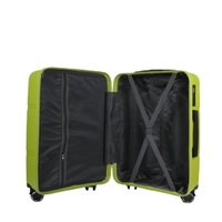 Ensemble de 3 valises pour voyage d'affaires de longue durée Valise de voyage personnalisée Bagages à roulettes en PP rose