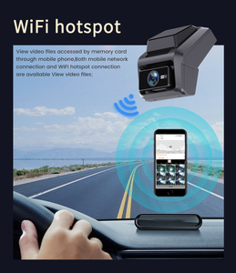 4G 2K Dashcam ống kính kép ghi lại Wifi GPS theo dõi tầm nhìn ban đêm từ xa video trực tiếp 4G xe máy ảnh - Product Image 3