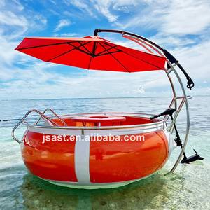 Petit bateau chinois en plastique dur bbq donuts prix <span class=keywords><strong>moteur</strong></span> <span class=keywords><strong>électrique</strong></span> pas cher mini bateau à jet de vitesse à vendre bateau acrylique à fond transparent - Product Image 3