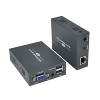 Personalización 200m Vga Extender a Utp Over Cat6 200m Vga Extender Utp Cable con conector de audio