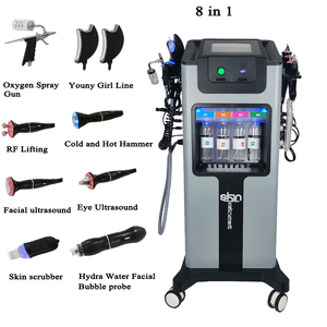 Standing 8 in 1 H2O2 HydroDermabrasion Small Bubble Facial Therapy Facial Beauty Machine Aqua Peel - Product Image 1