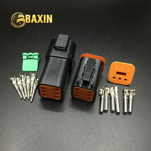 ตัวเชื่อมต่อสีดำ DT Series <span class=keywords><strong>2P</strong></span>/3P/4P/6P/8P/12P สำหรับยานยนต์สำหรับผู้ใช้ทั้งชายและหญิง - Product Image 6