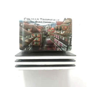 ספק מפעל מותאם אישית כיכר 3D PVC + EVA המדינה מזכרות מקרר מגנטים - Product Image 3