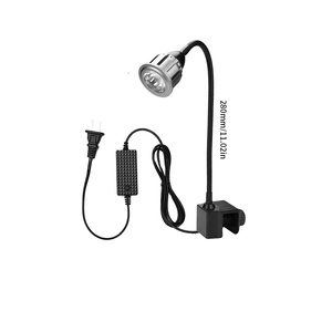 Lámpara LED COB JSD para Acuario con Clip, 3/5/7W, Luz Cálida Ajustable, Foco para Pecera con Cuello <span class=keywords><strong>de</strong></span> Cisne Flexible - Product Image 1