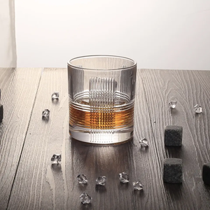 Wholesale Whiskey Cheap Vintage <strong>Lead</strong> Free Glass <strong>Crystal</strong> 750 ml Square Glass Whiskey Decanter With Tumbler Sets - Product Image 3
