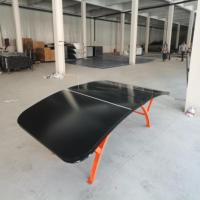 Table de baby-foot d'extérieur SMC Standard Durable Orange, équipement d'entraînement de haute qualité, autoportante 3000x1500x760mm