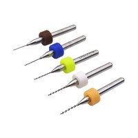 Kit de 50 fraises micro-PCB en carbure de 0,5-0,9 mm pour CNC, fraisage, gravure et perçage de PCB