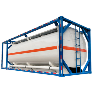 Conteneur liquide chimique de réservoir de transport 20ft 30ft 40 ft réservoir adapté aux besoins du client - Product Image 4