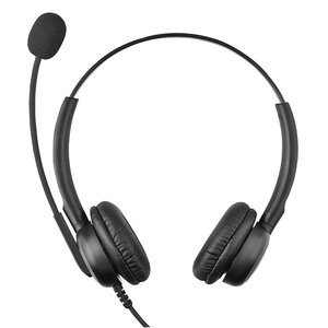 Venta caliente antiguo centro de llamadas auriculares U25 teléfono con cable con cancelación de ruido diadema de latón envejecido - Product Image 2