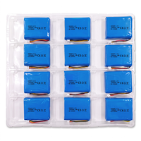 QS925870-10000mAh 3.7V Batterie externe carrée à logo personnalisé avec miroir, charge rapide et certifiée