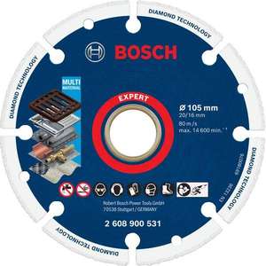 BOSCH-Disco de corte de rueda de metal diamante 2608900531 Expert 105x2 0/16mm - EAN 4059952536804 HOJAS Y DISCOS DE CORTE HOJAS DE DIAMANTE - Product Image 1