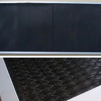 Fournisseur d'usine : Pré-filtre de climatisation, Intercepteur de poussière, Filtre en maille de nylon à plaque cryptée noire, Taille personnalisable