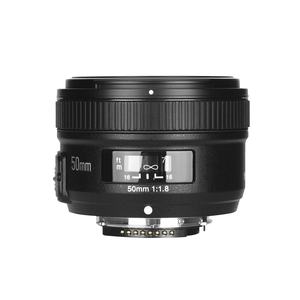 Lente YONGNUO YN 50mm F/1.8 AF YN50mm con Apertura y Enfoque Automático para Cámaras DSLR <span class=keywords><strong>Nikon</strong></span> <span class=keywords><strong>D3100</strong></span> D5000 D5500 D3400 - Product Image 1
