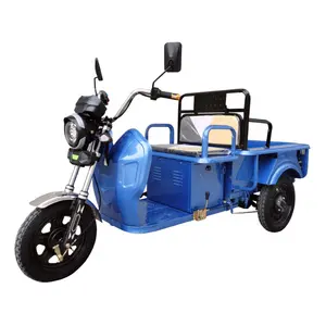 Grande capacità triciclo elettrico E moto Trike con Dumper automatico corpo aperto 60v tensione per carico di carico