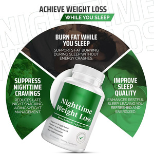 Oferta Especial: NightWeight, Suplemento <span class=keywords><strong>para</strong></span> Adultos y Mujeres, Quema <span class=keywords><strong>Grasa</strong></span>, Mejora la Salud Digestiva, Apoyo al Sueño, Mejora la Memoria, Vitamina L-Glutamina, 60 Cápsulas - Product Image 3