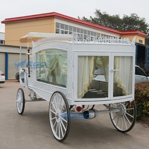 2026 Élégante Carrosse funéraire blanc à chevaux, modèle américain, dernière version, à vendre - Product Image 5