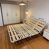 Lit électrique réglable Split King avec fonctions d'inclinaison indépendantes de la tête et des pieds pour les couples
