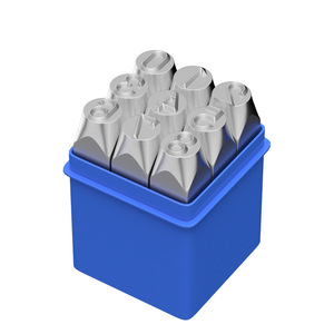 Set di 1 Utensile Industriale e Fai-<span class=keywords><strong>da</strong></span>-te per Marcatura a Percussione in Acciaio Legato, Punzone per Codici Digitali e Letterali - Product Image 3