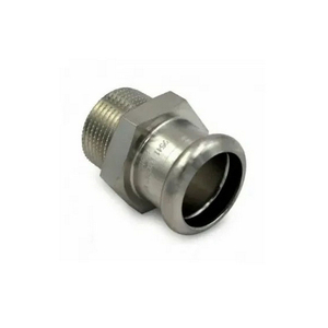 Conexión de tubería de acero con rosca mixta macho 1 1/2 x 35 para conexión de plomería - Product Image 1