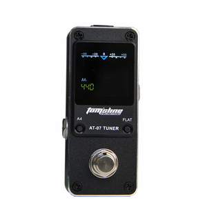 AROMA AT-07 Procesadores de efectos 3 en 1 Sintonizador de <span class=keywords><strong>guitarra</strong></span> Metrónomo/Sintonizador/Generador de tonos <span class=keywords><strong>Pedal</strong></span> de efectos de tono Pantalla cromática - Product Image 1
